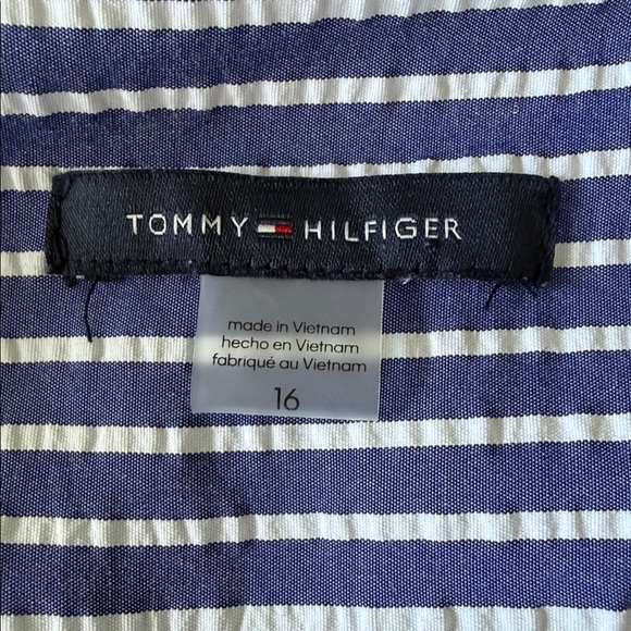 Tommy Hilfiger Blue and White Striped Maxi Dress - Picture 6 of 6